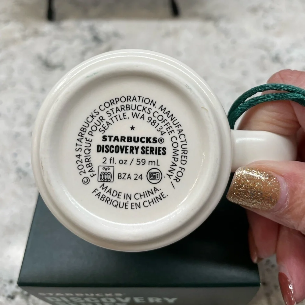 Sttarbucks Discovery Series ALASKA Graphic Mini Mug in Box. NWT in BOX. HTF, NWT